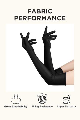 1920s Flapper Accessory Set - Gatsby Costume Feather Headband Earrings Gloves for Women (Pack of 6) in Kuwait