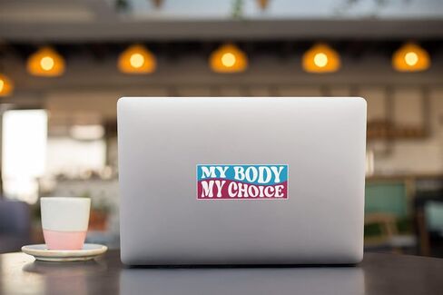 My Body My Choice Pro-Choice Freedom Small Magnetic Car Bumper Sticker Magnet Decal for Lockers Fridges Magnetic Surfaces 4.8-by-1.8 Inches (Magnetic Backing, Small) in Saudi Arabia