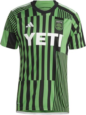adidas Austin FC Men's Home Jersey 23/24 (US, Alpha, Medium, Regular, Regular) Green Black in Saudi Arabia
