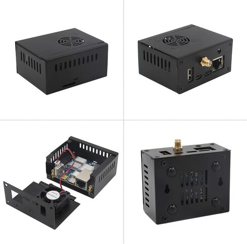 Orange Pi Zero 2 Case N500, Metal Case with 5V 3010 Cooling Fan and 4pcs Aluminum Heatsinks & Antenna in Saudi Arabia