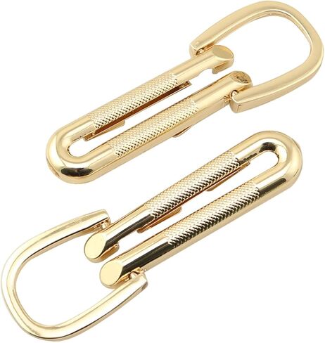 4PCS Double Ring Connector Buckles Metal Purse Suspension Clasps Handbag Side Clip Clasp Bag Chain Strap Lanyard Clasp Hardware for DIY Leather Craft Bag Repair Making in Saudi Arabia