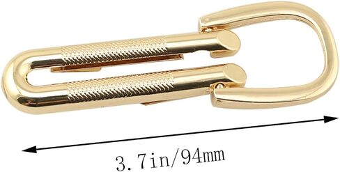 4PCS Double Ring Connector Buckles Metal Purse Suspension Clasps Handbag Side Clip Clasp Bag Chain Strap Lanyard Clasp Hardware for DIY Leather Craft Bag Repair Making in Saudi Arabia