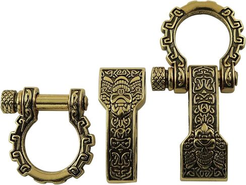 10PCS Adjustable D Shackles Buckles Paracord Shackles Bow Shackles Screw Pin Anchor Shackle or Paracord Bracelet Belt in Saudi Arabia