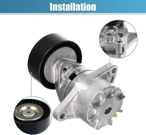 X AUTOHAUX Belt Tensioner Pulley Assembly for Dodge Sprinter 2500 3500 2003-2006 for Mercedes-Benz E320 2005-2006 Serpentine Tensioner 38415 5080243AA 6112000270 in Saudi Arabia