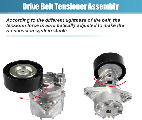 X AUTOHAUX Belt Tensioner Pulley Assembly for Dodge Sprinter 2500 3500 2003-2006 for Mercedes-Benz E320 2005-2006 Serpentine Tensioner 38415 5080243AA 6112000270 in Saudi Arabia