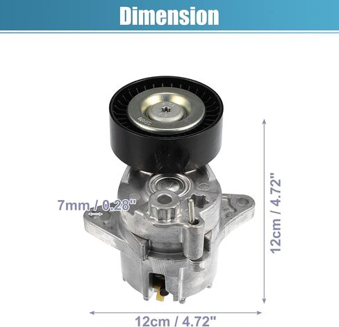X AUTOHAUX Belt Tensioner Pulley Assembly for Dodge Sprinter 2500 3500 2003-2006 for Mercedes-Benz E320 2005-2006 Serpentine Tensioner 38415 5080243AA 6112000270 in Saudi Arabia