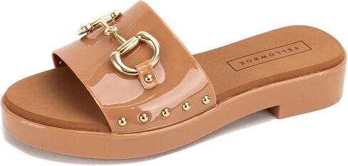 Yellow Box Women's Anabel Jelly Slide Sandal in Kuwait