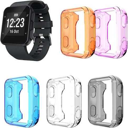 Senter TPU Case Cover for Garmin Forerunner 30，Soft Anti Drop TPU Protective Case Cover Skin for Garmin Forerunner 35 Smart Watch in Saudi Arabia