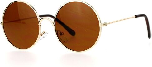 SA106 Boys Kids Size Round Circle Mirrored Mirror Lens Hippie Sunglasses in Saudi Arabia