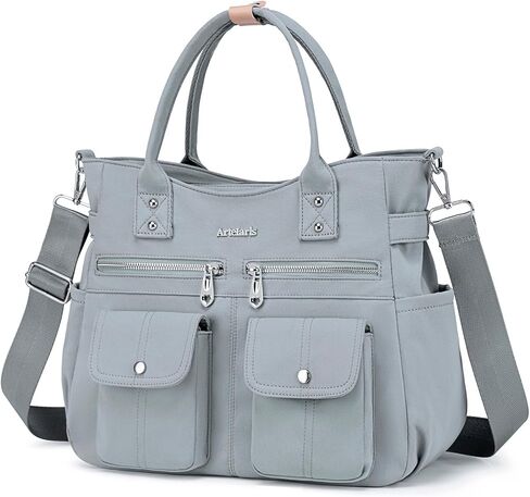 Artelaris Tote Bag for Women With Compartments,Waterproof Canvas Hobo Bag for Women,Fashion Crossbody Tote Purse for Work in Saudi Arabia