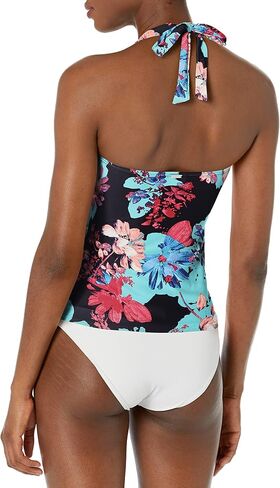 DKNY Women's Standard Triangle Halter Tank Top Bikini Bathing Suit in Saudi Arabia