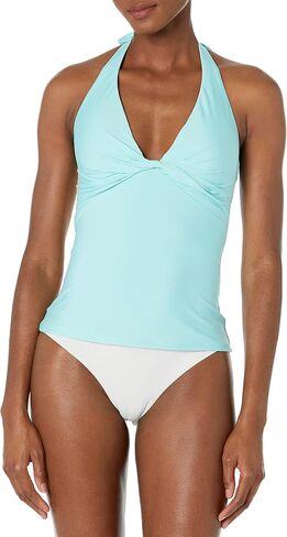 DKNY Women's Standard Triangle Halter Tank Top Bikini Bathing Suit in Saudi Arabia