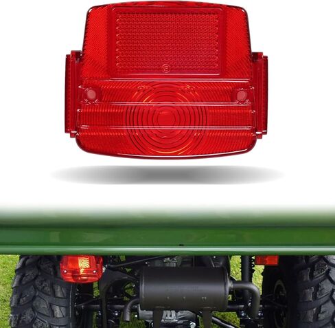 HAKA TOUGH Tail Light Housing Lens for Kawasaki Mule 1990-2020, Rear Brake Stop Lamp Cover Accessories, Replace OEM # 23026-1019, Red, 1PC in Saudi Arabia