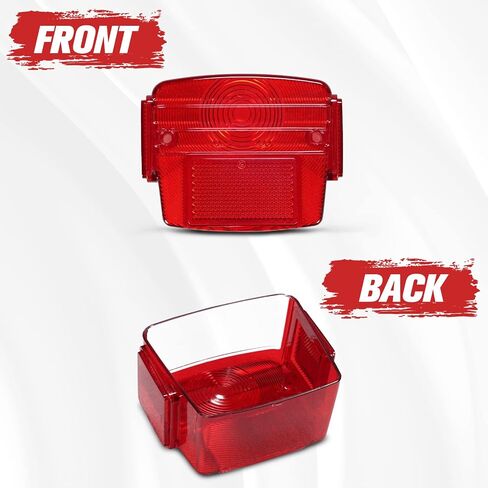HAKA TOUGH Tail Light Housing Lens for Kawasaki Mule 1990-2020, Rear Brake Stop Lamp Cover Accessories, Replace OEM # 23026-1019, Red, 1PC in Saudi Arabia