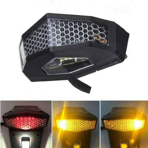 Rear Tail Tidy Fender Eliminator License Plate Holder LED Integrated Brake Tail Light Turn Signal Compatible with KAWASAKI KLX 250S 2006-2014 , KLX 250SF 2009-2010 (Clear) GY-JT-1012-W1 in Saudi Arabia