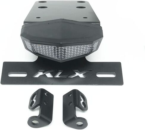 حامل لوحة ترخيص مزيل مرتب للذيل الخلفي LED إشارة انعطاف مدمجة للفرامل متوافقة مع KAWASAKI KLX 250S 2006-2014، KLX 250SF 2009-2010 (شفاف) GY-JT-1012-W1 in Kuwait