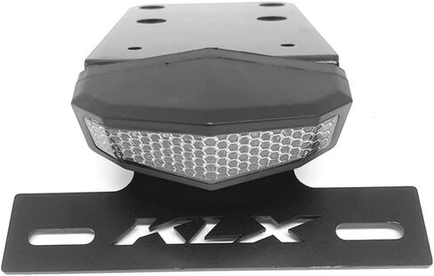 حامل لوحة ترخيص مزيل مرتب للذيل الخلفي LED إشارة انعطاف مدمجة للفرامل متوافقة مع KAWASAKI KLX 250S 2006-2014، KLX 250SF 2009-2010 (شفاف) GY-JT-1012-W1 in Kuwait