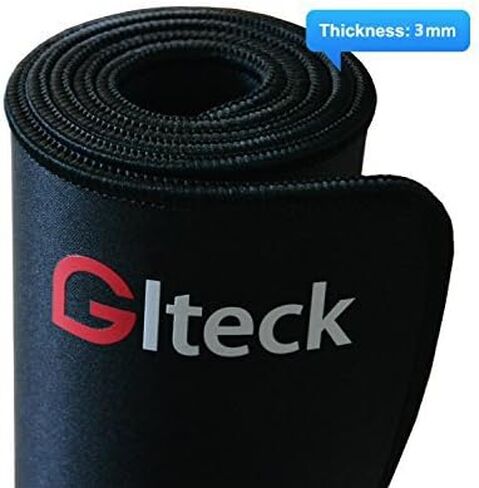 لوحة ماوس للألعاب XXXL/لوحة مكتب كبيرة ممتدة مقاس 36 بوصة × 16.5 بوصة لوحة ماوس GLTECK طويلة غير قابلة للانزلاق حواف مطاطية مخيطة مع حقيبة محمولة in Kuwait