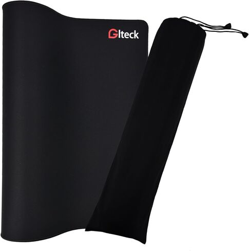 لوحة ماوس للألعاب XXXL/لوحة مكتب كبيرة ممتدة مقاس 36 بوصة × 16.5 بوصة لوحة ماوس GLTECK طويلة غير قابلة للانزلاق حواف مطاطية مخيطة مع حقيبة محمولة in Kuwait