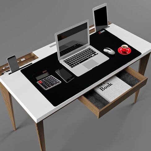 لوحة ماوس للألعاب XXXL/لوحة مكتب كبيرة ممتدة مقاس 36 بوصة × 16.5 بوصة لوحة ماوس GLTECK طويلة غير قابلة للانزلاق حواف مطاطية مخيطة مع حقيبة محمولة in Kuwait