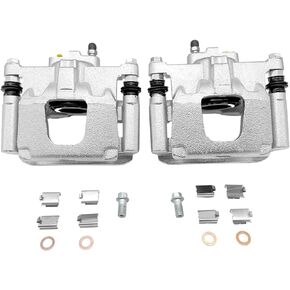 Rear Disc Brake Caliper Assembly with Bracket Compatible with Select Dodge and Jeep Models - Nitro 2007-2011 Driver & Passenger Side 18B5046 18B5047