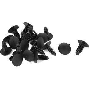 uxcell 8mm x 6mm Hole Plastic Car Fender Fir Tree Clips Rivets Retainer 20pcs in Saudi Arabia