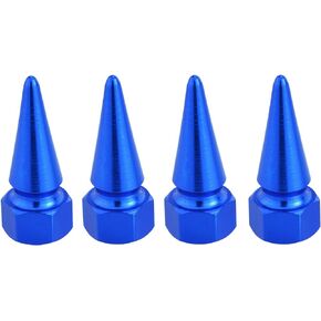 Abfer Air Tire Valve Caps Stem Cover Car Decorative Accessories Unique Shape Fit Vehicle Bike SUV Trucks Bicycle Motorcycles,Orange