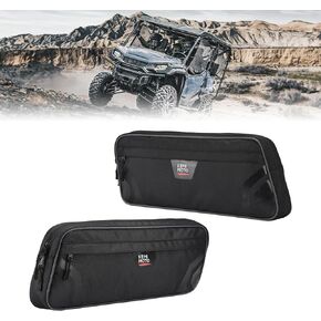 KEMIMOTO Side Door Bags Compatible with Pioneer 1000 3P 5P 6P, 1680D Water Resistant UTV Door Bags with Knee Pad, Scratch Resistant Storage bag (Note: 3/5-Seaters Can Only Be Installed on Front Doors)