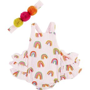 Mud Pie baby-girls Rainbow Bubble & Headband Set