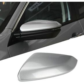 1Pc Left Driver Side Car Mirror Cover Replacement For Honda Civic 2016 2017 2018 2019 2020 Silver