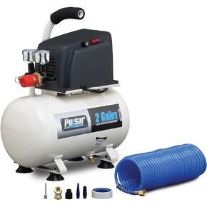 Pulsar Products PCE6021K 2 Gallon Air Compressor Complete (with Hose and Nozzle Kit)