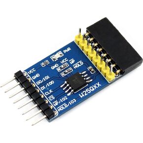 Waveshare W25QXX DataFlash Board Serial DataFlash Module with Serial NOR Flash Memory W25Q128FV Onboard Support Standard/Dual/Quad SPI/QPI Interface