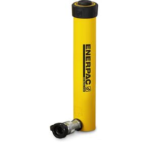 Enerpac RC-106 Single-Acting Alloy Steel Hydraulic Cylinder with 10 Ton Capacity, Single Port, 6.13" Stroke