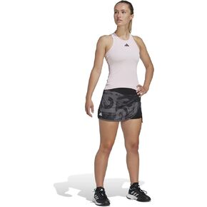 adidas Club Tennis Graphic Skirt Grey/Black/Carbon XS