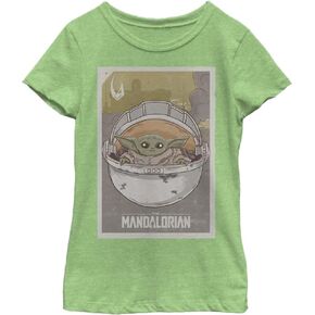 STAR WARS Mandalorian Baby Girls Short Sleeve Tee Shirt