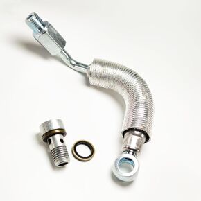 55568031 Turbocharger Cooling Feed Line Pipe Compatible with Buick Encore 1.4L 2013-2021, Chevy Cruze 1.4L 2011-2016 / Sonic 2012-2020 1.4L / Trax 1.4L 2015-2021