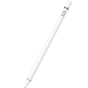 2023 Upgraded Active Stylus Pens for Touch Screens, Stylus Pencil Compatible for Apple,Capacitive Pencil for Kid Drawing, Writing,High Sensitivity,for Touch Screen Devices Tablet,Smartphone (White)