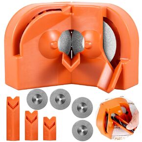 Drill Bit Sharpener for Bits 5/64''- 5/8'' Multifunctional Twist Drill Bit Grinder Tool Electric Drill Bit Sharpening Tool Drill Bit Sharpener Grinder Use with Power Drill for Drill Bit Kitchen Cutter