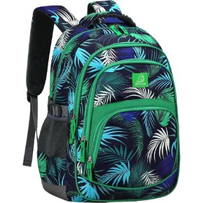 Tropical Kids Backpack for Girls | 17" Heart Magenta | Grove Collection for School-Aged Children
