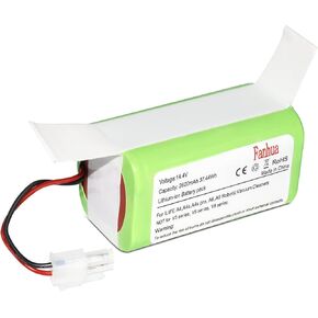 Fanhua Replacement Battery for ILIFE A4, A4s, A4s Pro, A6, A7, A8, A9, V7, V7s, V7s Plus Robot Vacuum Cleaners, 14.4V/14.8V 2600mAh