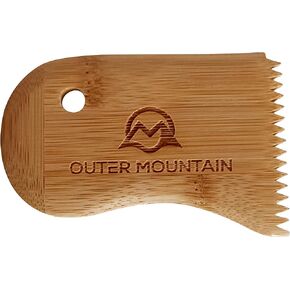 Surfboard Wax Comb - Bamboo Surfboard Wax Scraper and Surf Wax Remover - Surfer Gift