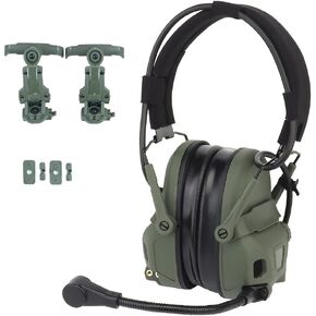 Tactical GEN 6 Noise Reduction Headset, Hunting Shooting Pickup Earmuff for OPS Core ARC and Wendy M-LOK Helmet HeadPhone