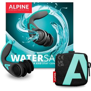 Alpine WaterSafe Pro - Ear Plugs for Swimming and Surfing – for Adults - Waterproof - Comfortable - Secure Fit - for Water Sports - Reusable - Sizes M & L - 1 Pair