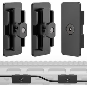 CVLIFE 3 Pcs Pressure Switch Cable Guides Management Compatible with Mlok, Light Pressure Switch Cable Clips, Flashlight Wire Clips