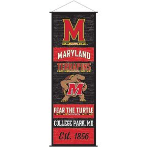 WinCraft Maryland Terrapins Banner and Scroll Sign