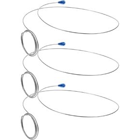 jojofuny Cord Holders 3Pcs Stainless Steel Wire Eye Eyeglasses Holder Band Magnifier Bracket Watch Magnifier Holder Fixing Circle for Watch Repair Tools Wire Holder