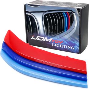 iJDMTOY Exact Fit ///M-Colored Grille Insert Trims Compatible With 2011-2013 BMW E92/E93 LCI 3 Series 2-Door Coupe 328i 335i 335is with 13-Beam ONLY