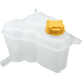 Coolant Reservoir Water Expansion Tank, Engine Coolant Expansion Recovery Overflow Bottle W/Cap No.2S658K218BA for Ford Fiesta 2011-2012 White, 1 Set