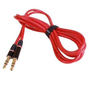 3.5mm Male Audio Cable Compatible with Beats by Dr. Dre Solo Studio Headphones, Extension Cord Work with Car, Home Stereos, iPhone, iPad, iPod, Echo(Red)