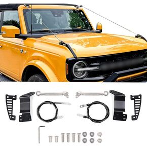 Adjustable Limb Risers Kit Compatible with 2021 2022 2023 2024 New Ford Bronco 2/4 Door Exterior Accessories Through the Jungle Protector Obstacle Eliminate Rope 2 Pack